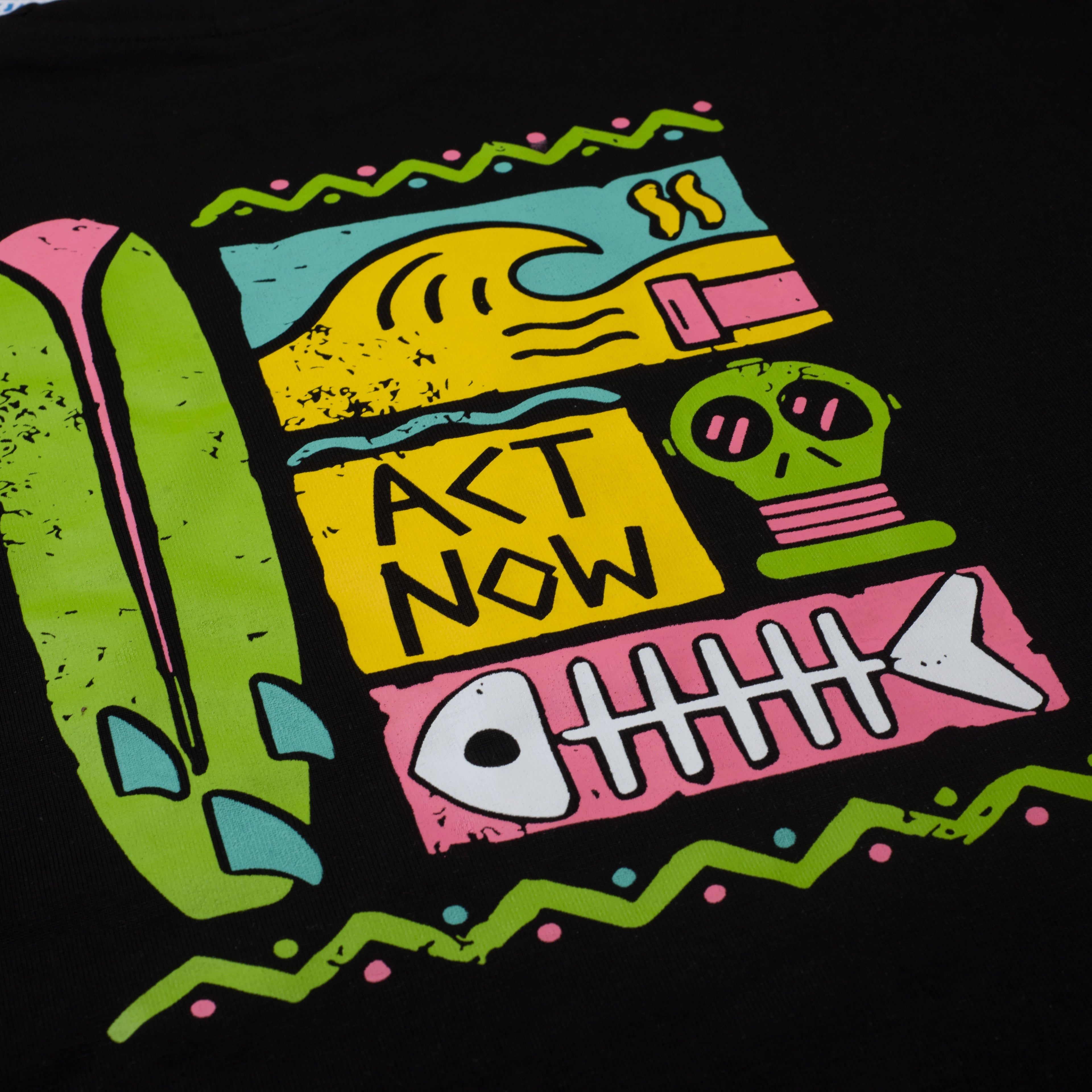 Act Now Tee - Black