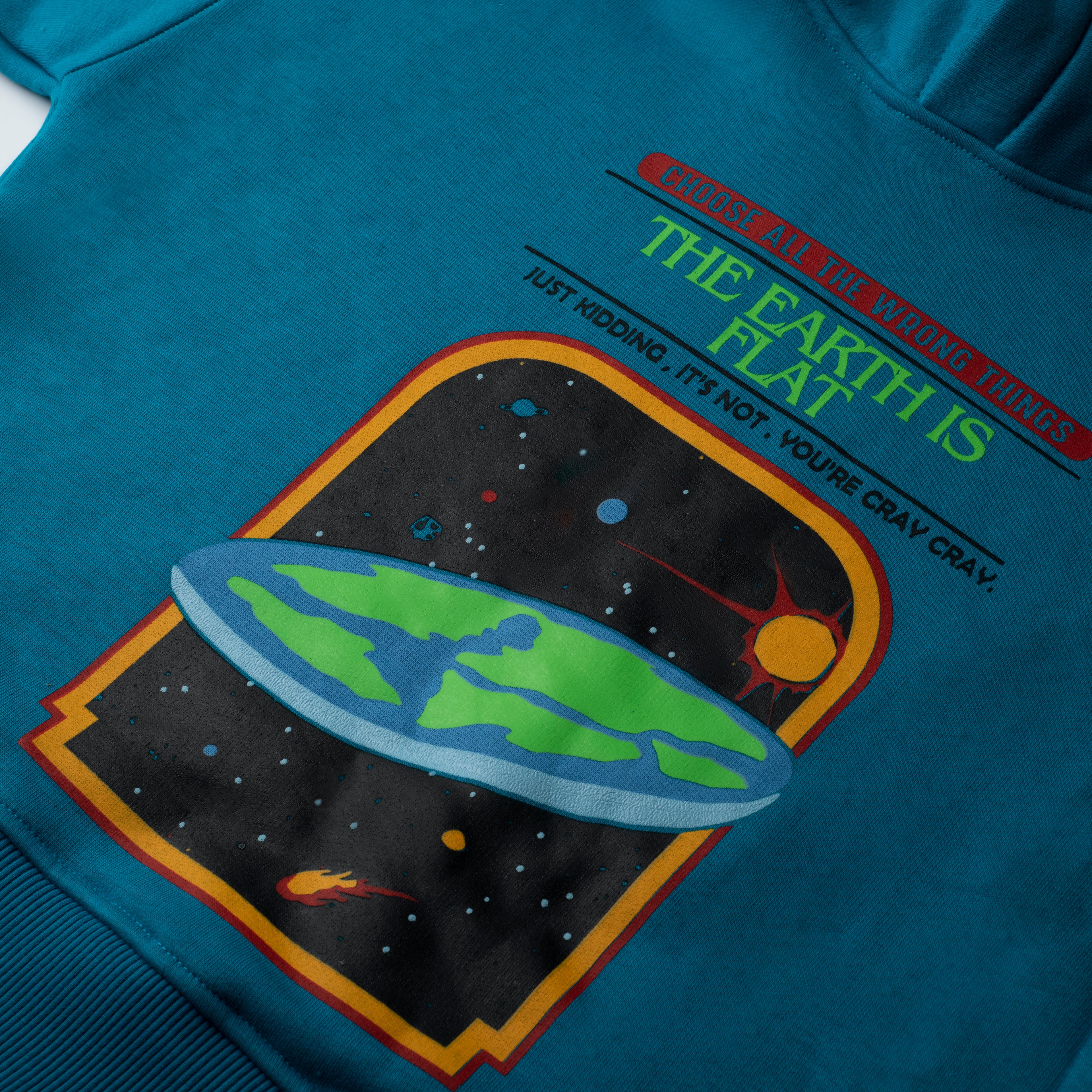 Planet Earth Hoodie – Blue