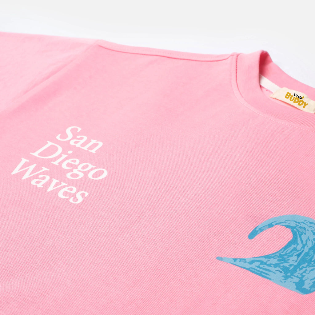 San Diego Waves Tee - Pink
