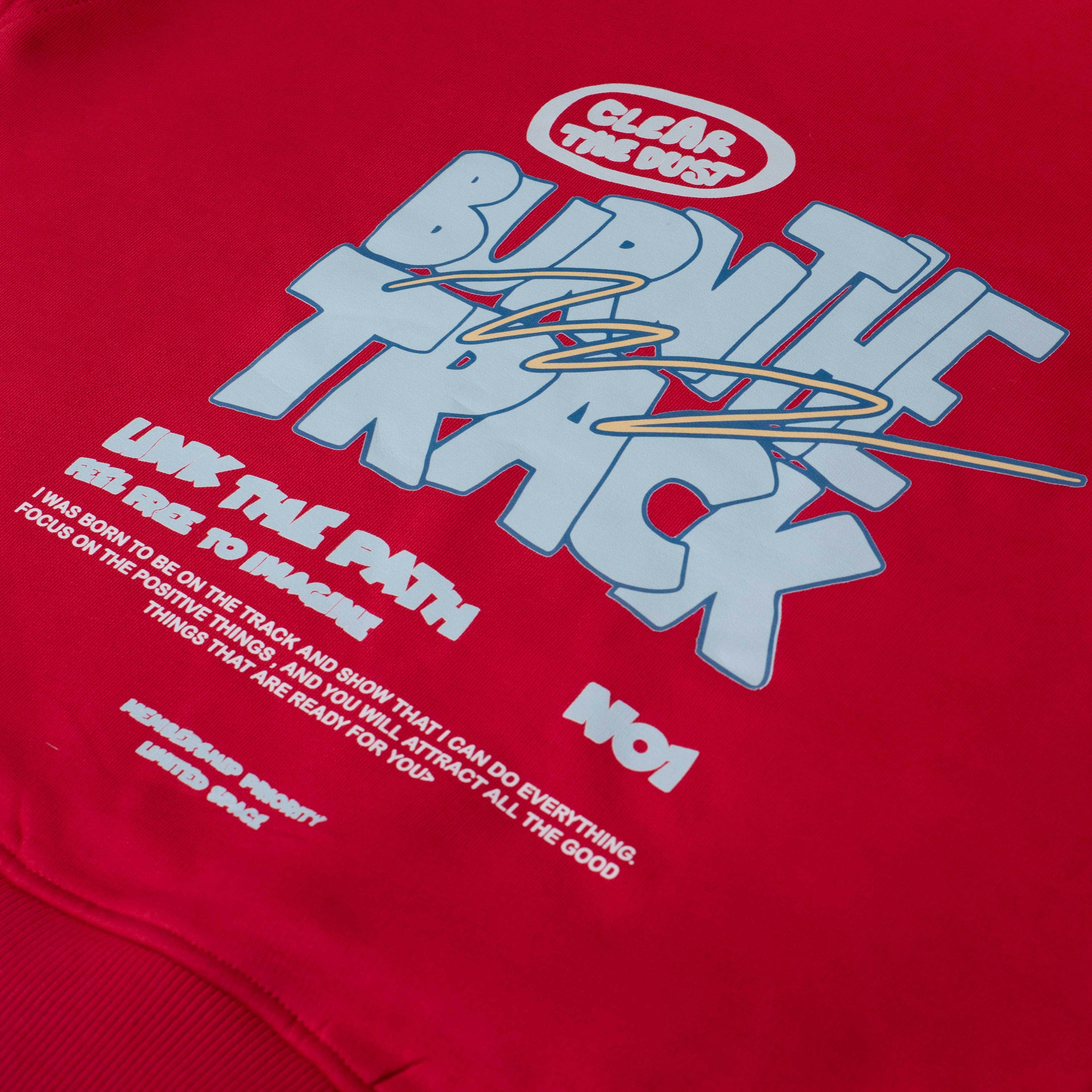Back on Track Hoodie – Red