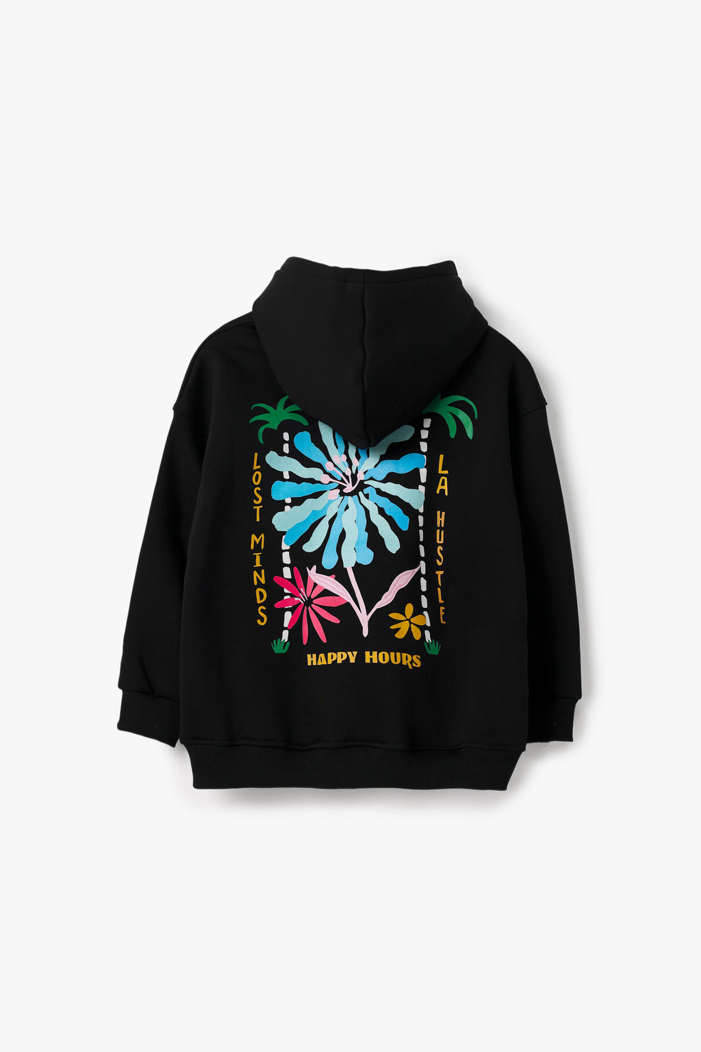 Happy Hours Hoodie – أسود