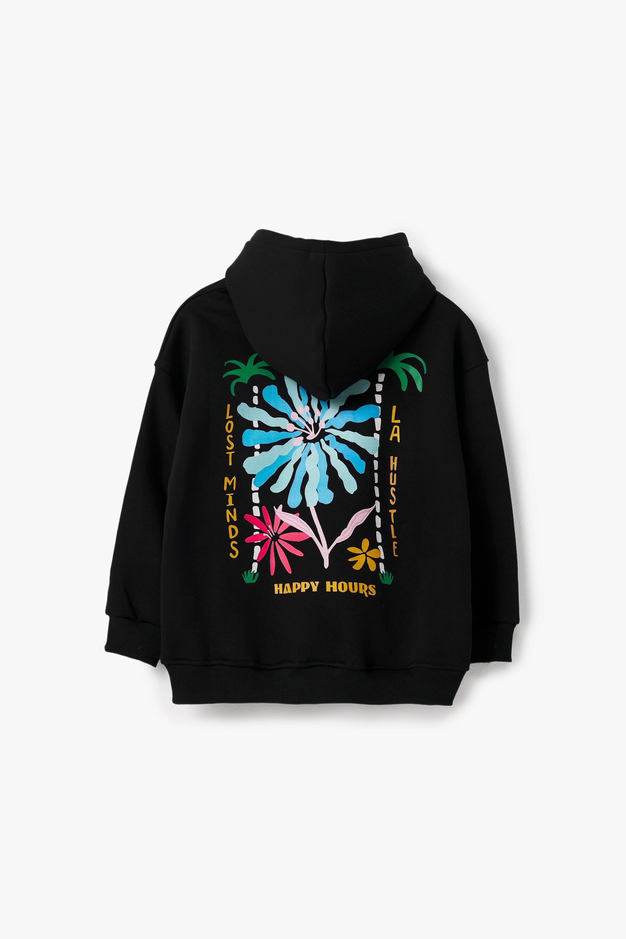 Happy Hours Hoodie – أسود
