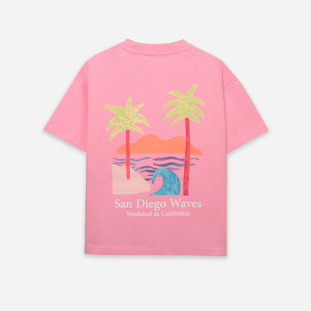 San Diego Waves Tee - Pink