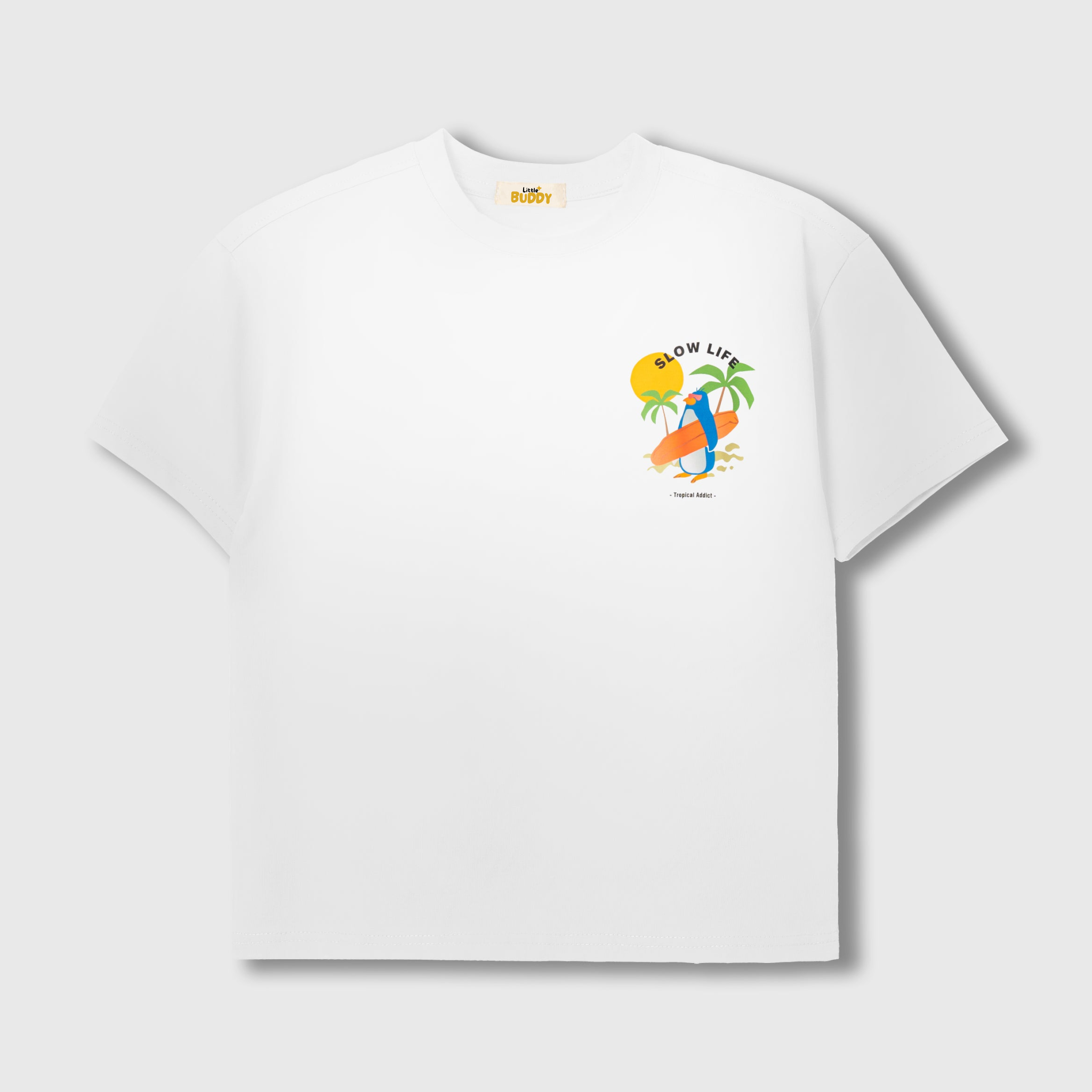 Slow Life Tee - White