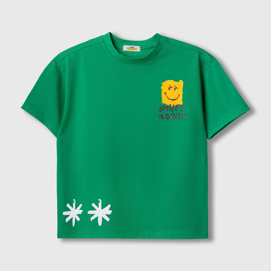 Smiley World Tee - Green